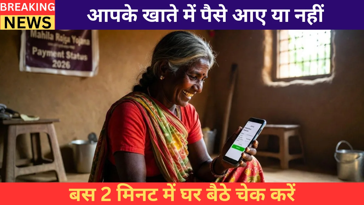 Mahila Rojgar Yojana Payment Status 2026: आपके खाते में पैसे आए या नहीं — बस 2 मिनट में घर बैठे चेक करें
